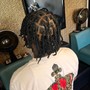 2 strand twist; small (hair added)