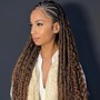 Fulani braids plaits/Knotless in the back