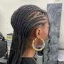 Small feed ins (lemonade braids)