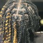 Medium Knotless Braids