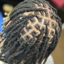 Medium Knotless Braids