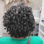 Roller Set w/deep conditioner- Textured/Curly hair