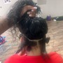 Wand / hand curls for weave