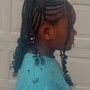 Kid’s knotless braids