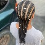 Med-Knotless Box Braids