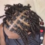 Boho knotless braids