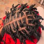 Loc retwist 50-70 locs