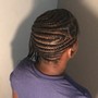 Small knotless braids