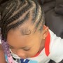 Kid's Braids natural with beads (beads included)