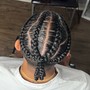 Cornrows under wig