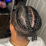 Cornrows under wig