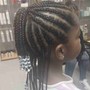 Kid's Braids with Natural Hair