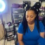 Takedown on scalp braids  , shampoo, blowout