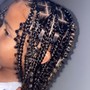 Crochet Braids w/leave out