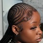 Micro Boho braids human hair added