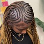 Large Knotless Braids