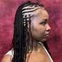 Large Knotless Braids