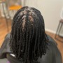 Interlock Re-twist on Traditional Locs