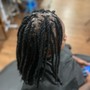 Interlock Re-twist on Traditional Locs