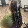 Feed-in braids takedown