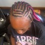 Partial Quick Weave with lemonade or tribal braids