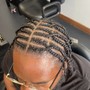 Feed ins 6+ braids (cornrow)