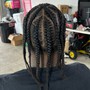 Large Knotless Braids