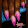 Coffin Acrylic Tips Short