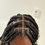 Small Boho Knotless Plaits