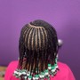 Kid's Natural Hair Braids w/ Beads