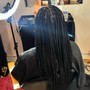 Meduim Knotless Braids Butt Length