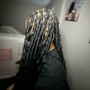 Small knotless braids