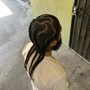 Kid's lemonade braids