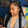 Flip-Over Tribal / Fulani Knotless Braids