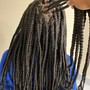 Butt length Box Braids (not knottless)