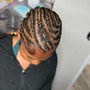 Short loc detox, retwist, style