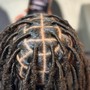 Small knotless Braids (mid-back length )