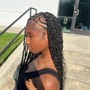 Fulani braids with boho twist