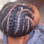 Cornrows/ Stitch braids