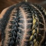 Cornrows/ Stitch braids