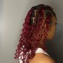 Medium Knotless Braids