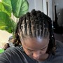 Insta locs (short hair)