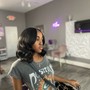 Wash, treatment, trim & Braid down