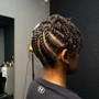 Flat Twist updo