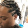 Cuban Twist Over Locs