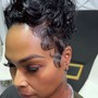 Roller Set on Natural Hair