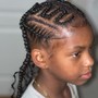 Kid's boho knotless Braids