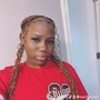 Large  Knotless Box Braids