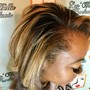 Long hair full highlights & toning