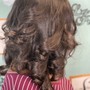 Long hair comb twist